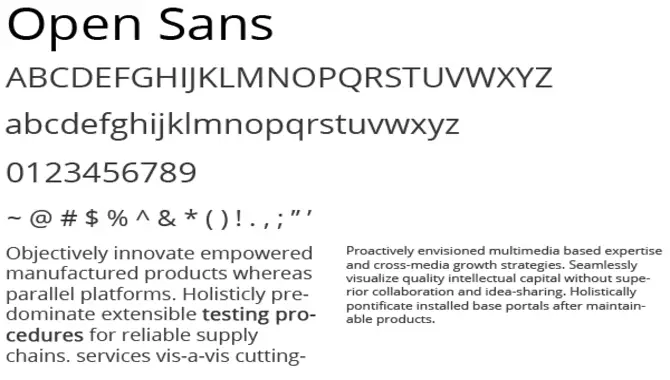 Integrate Open Sans Into Your Social Media Graphics