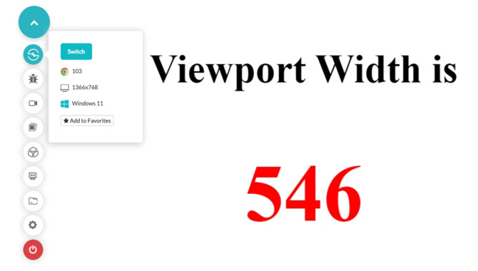 Leveraging The Viewport Width