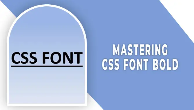 font type bold css