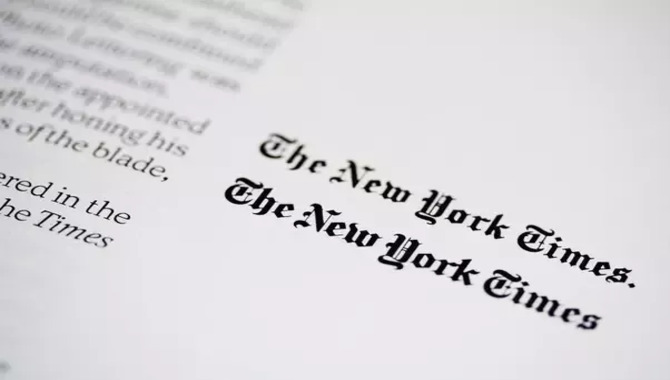 Meaning Of New York Post Font