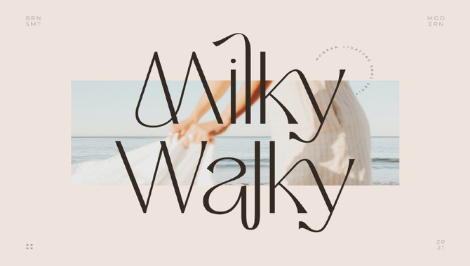 Milky Walky Font And Atom