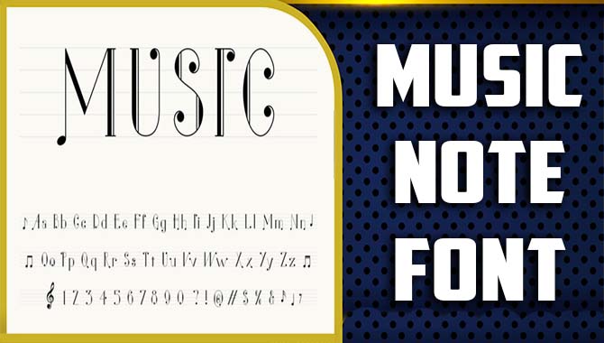 Music Note Font