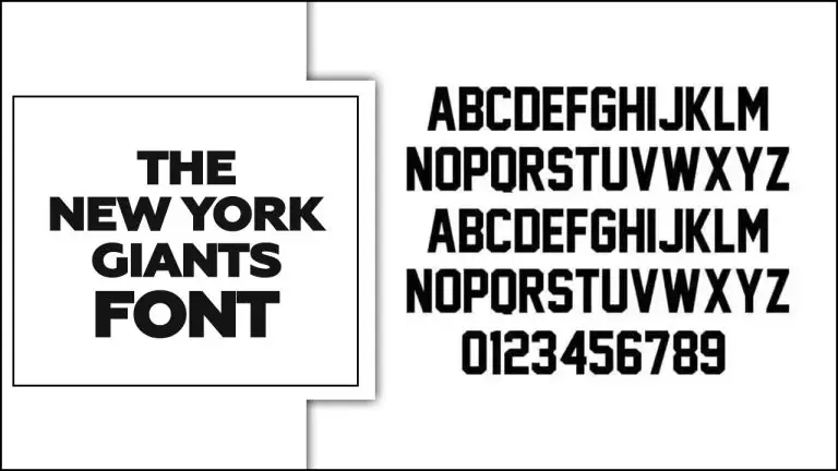 New York Giants Font