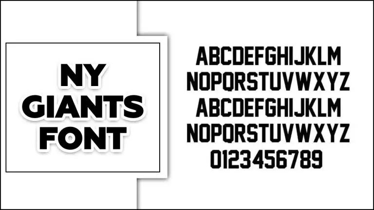 Ny Giants Font