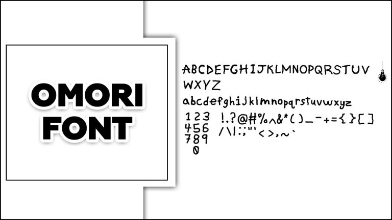 Omori Font: The Secret To Sleek Design