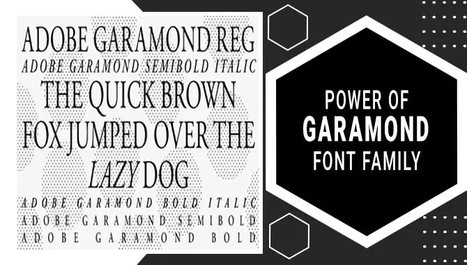 Power Of Garamond Font Family