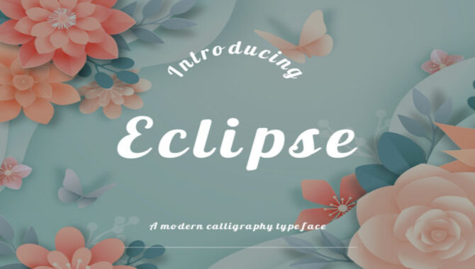 Pricing And Availability Of Eclipse Font