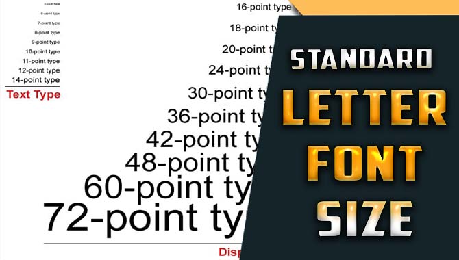 Standard Letter Font Size