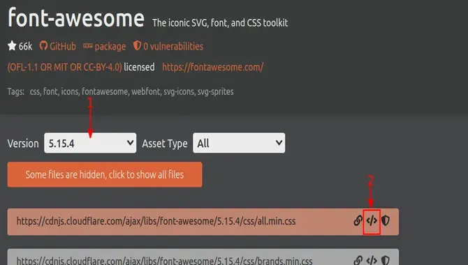 Steps To Install Font Awesome Min CSS