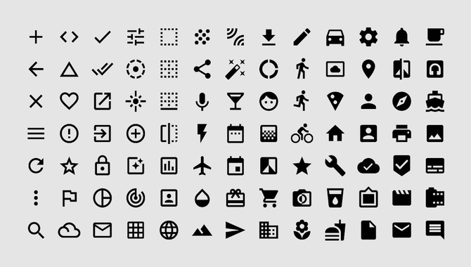 Styling Material Icons In Material Design