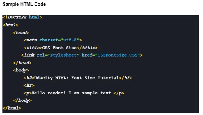 Syntax For Changing Font Size In JS