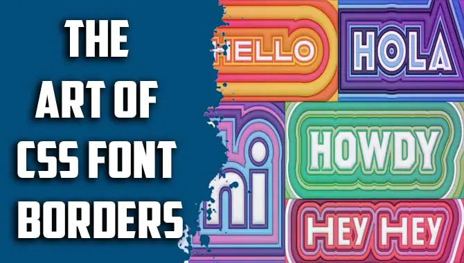 The Art Of CSS Font Borders