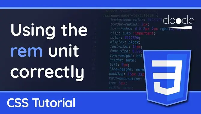The Rem Unit For Relative Font Sizing