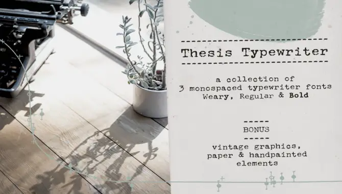 Thesis Typewriter Font