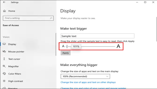 Tips For Setting Font Size 10 On A Computer