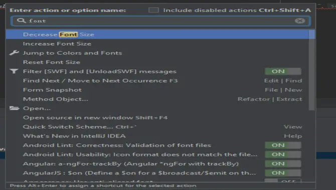Tips To Change Font Size In Intellij