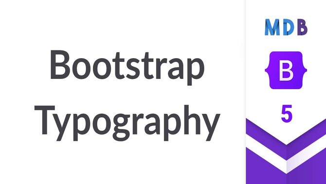 Typography Best Practices In Bootstrap