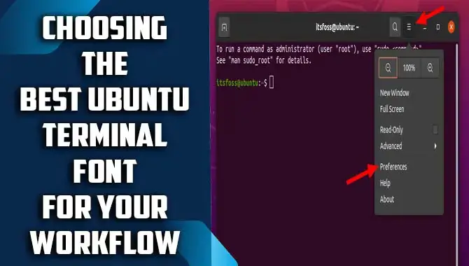 Ubuntu Terminal Font For Your Workflow