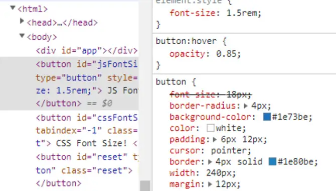 Understanding The Basics Of Java script Font Size Control