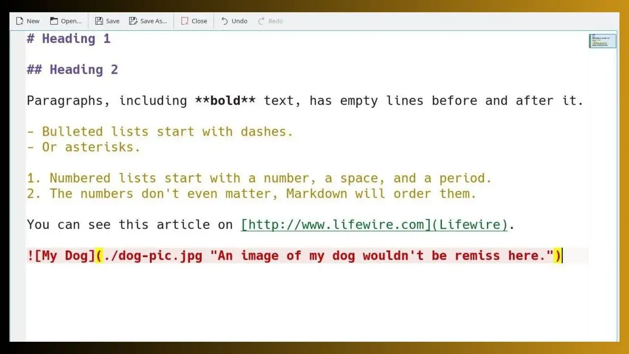 Understanding The Syntax Of Markdown Formatting