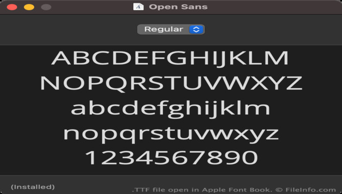 Understanding The TTF Font File Type