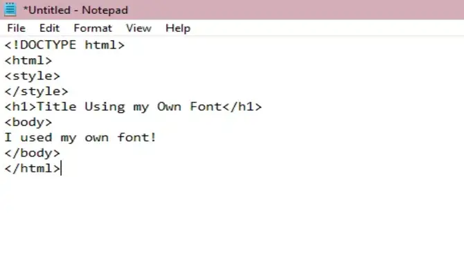 Using @Font-Face To Load Custom Fonts In HTML