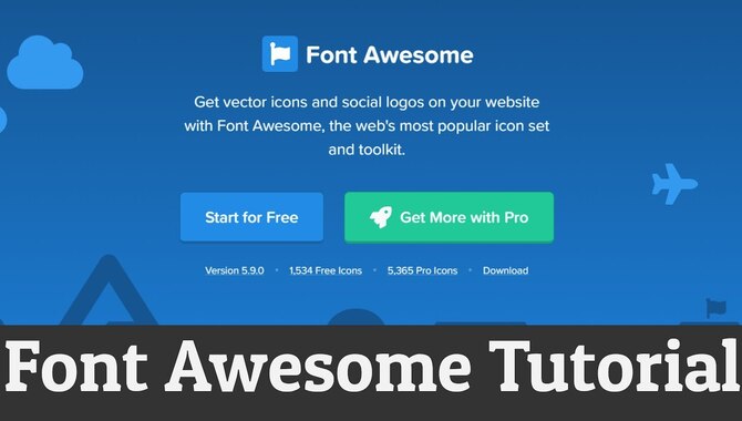 Using Font Awesome Icons In HTML