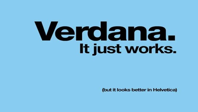 Verdana