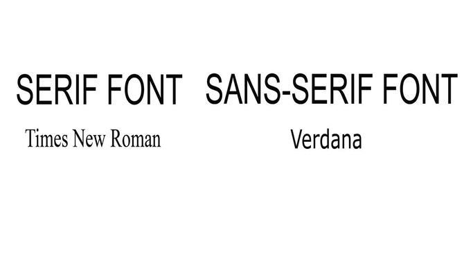 What Are Serif Fonts?