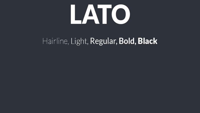 What Are The Benefits Of Using The Lato Font Family