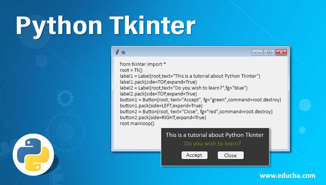 What Is Tkinter And Its Font Module