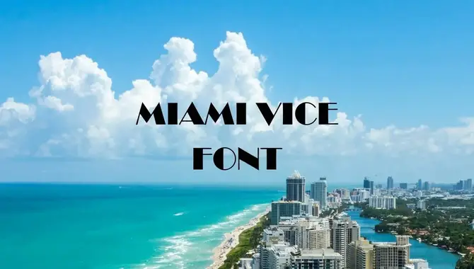 Where To Download Miami Vice Font