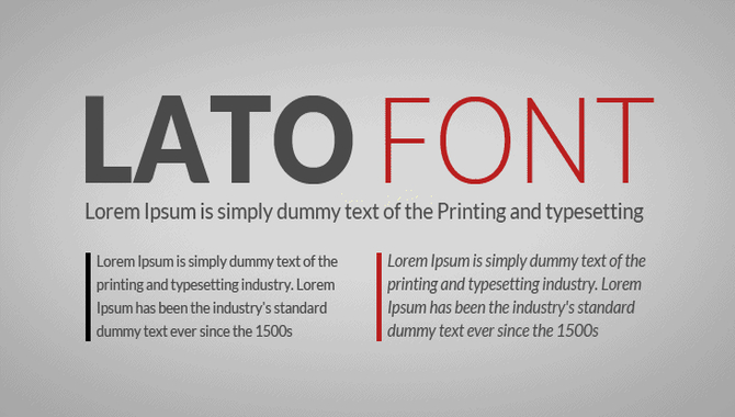 Which Lato Font Family Is Best For Your Needs