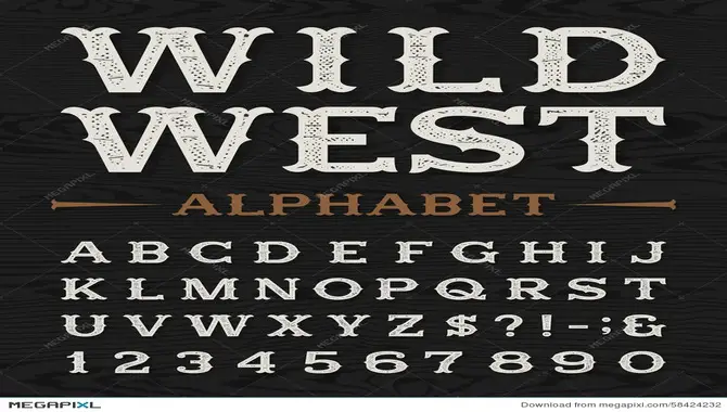 5 Free Western Letter Font