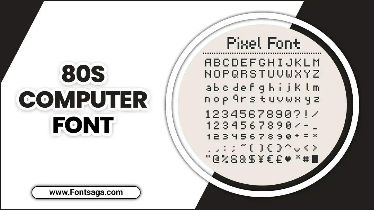 80s Computer Font