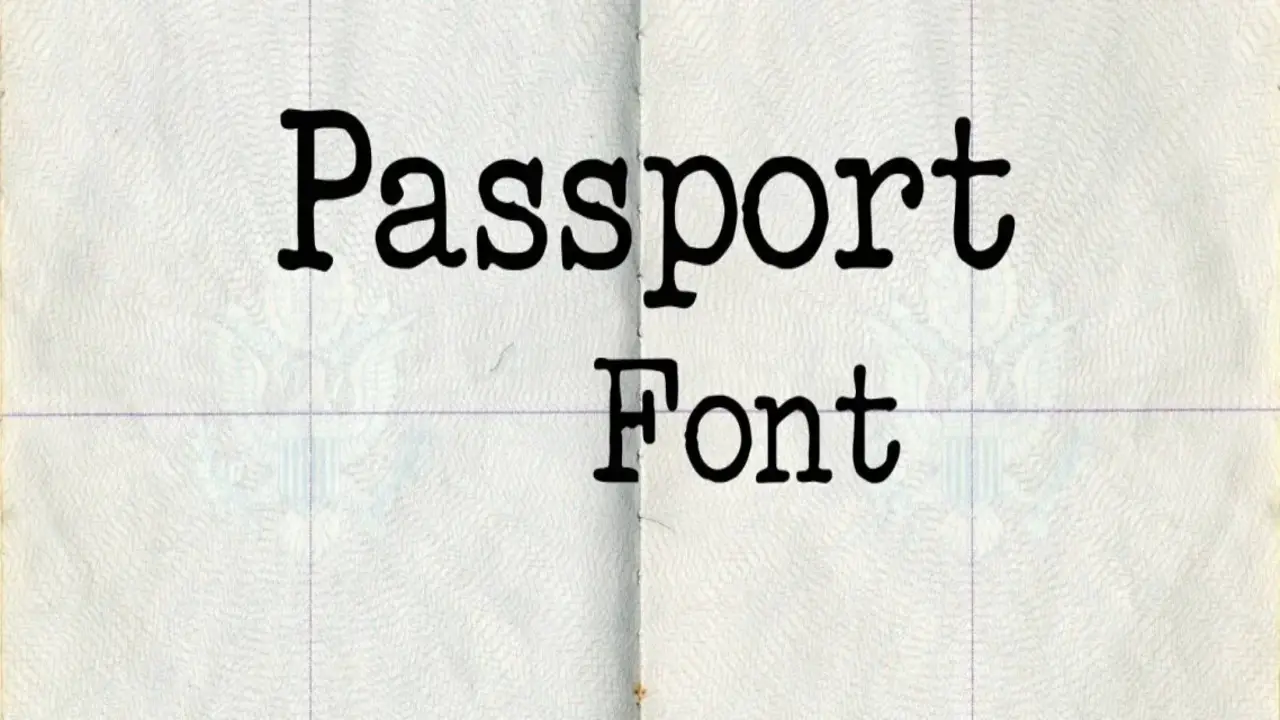 A Look At The Typography Of U.S. Passport Font