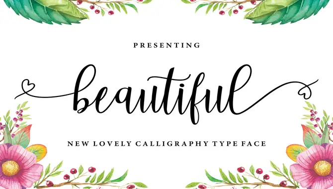 About Prettiest Font