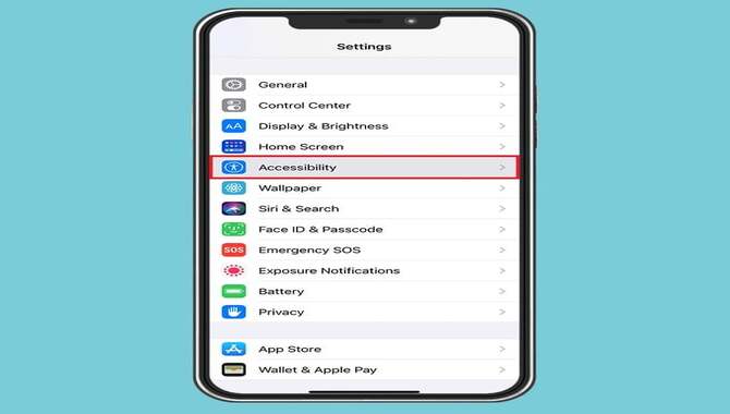 Access Display & Brightness Or Accessibility Settings