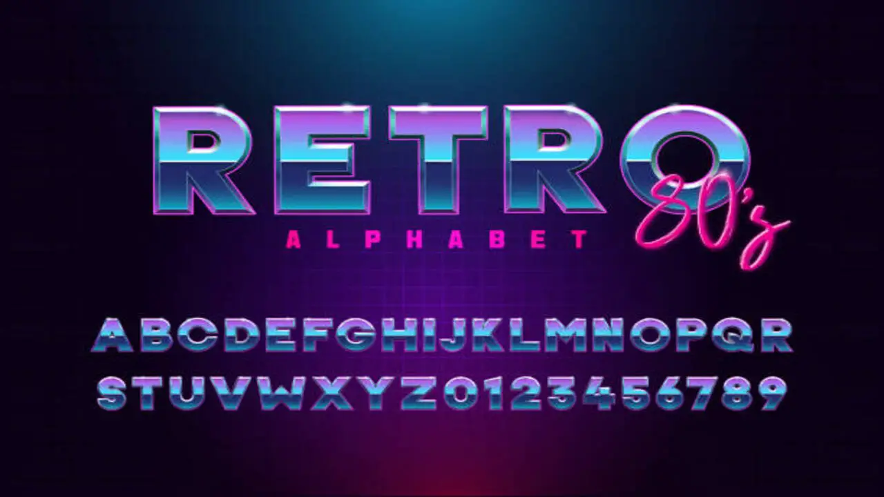 Applying 80s Computer Fonts To your Designs