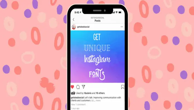 Applying Instagram Tag Font By Following The Below Steps