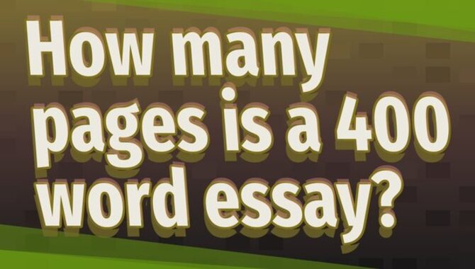 Average Calculation On How Many Pages Is 400 Words Double Spaced 12 Font