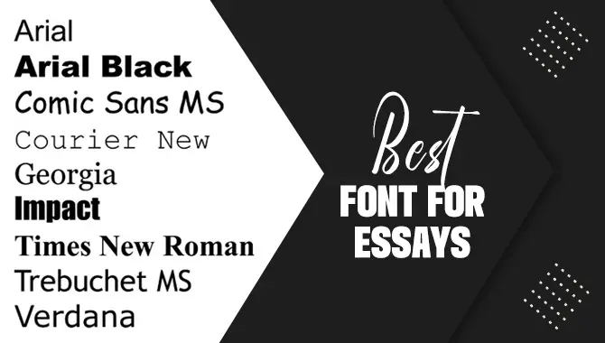 Best Font For Essays