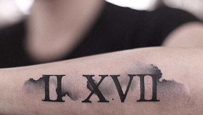Best Font For Roman Numerals Tattoo - Choose Your Best