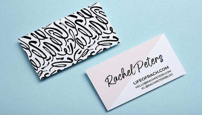 Best Practices For Font Size In Business Cards