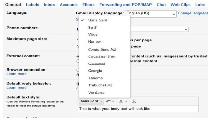 Best Practices For Using Default Fonts In Gmail