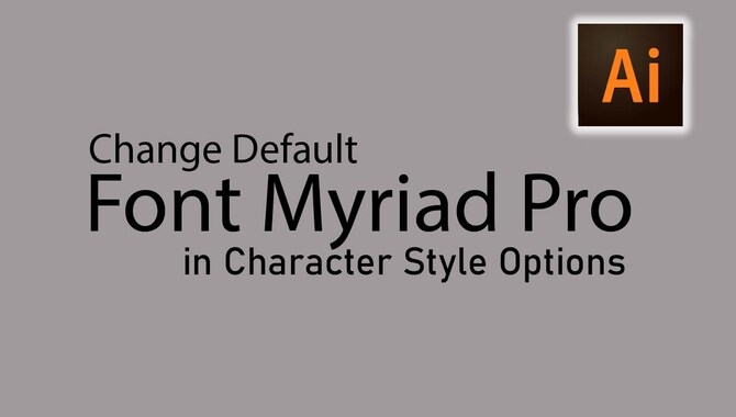 Best Practices For Using Myriad Pro In Design