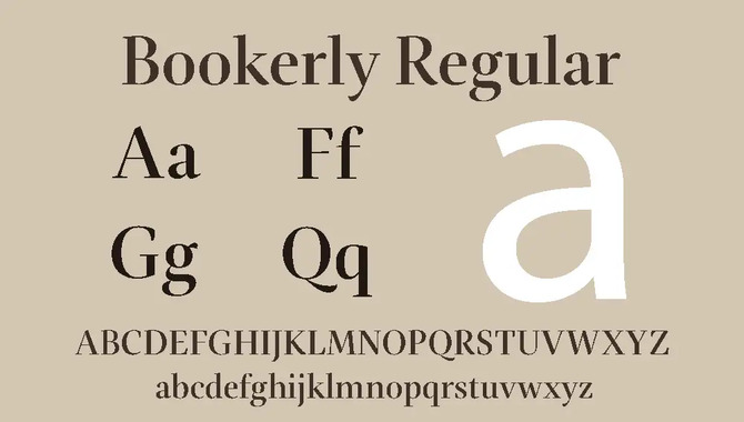 Bookerly - A Popular Font For Kindle E-Readers