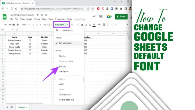 How To Change Default Font Google Sheets – A Guide For Beginners