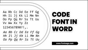 Innovative Ways To Use Code Font In Word