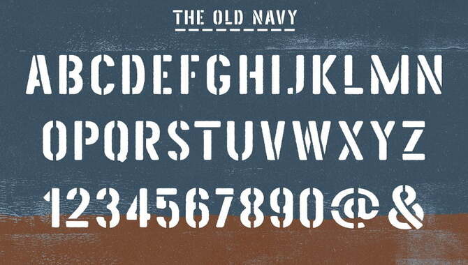 Common Fonts For Military Paperwork